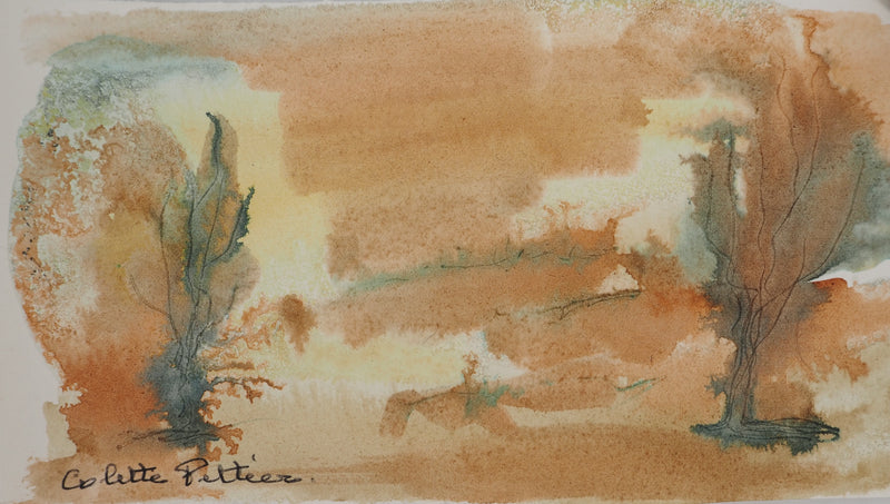Colette PETTIER : Paysage d&