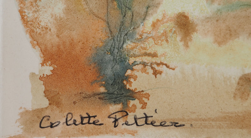 Colette PETTIER : Paysage d&