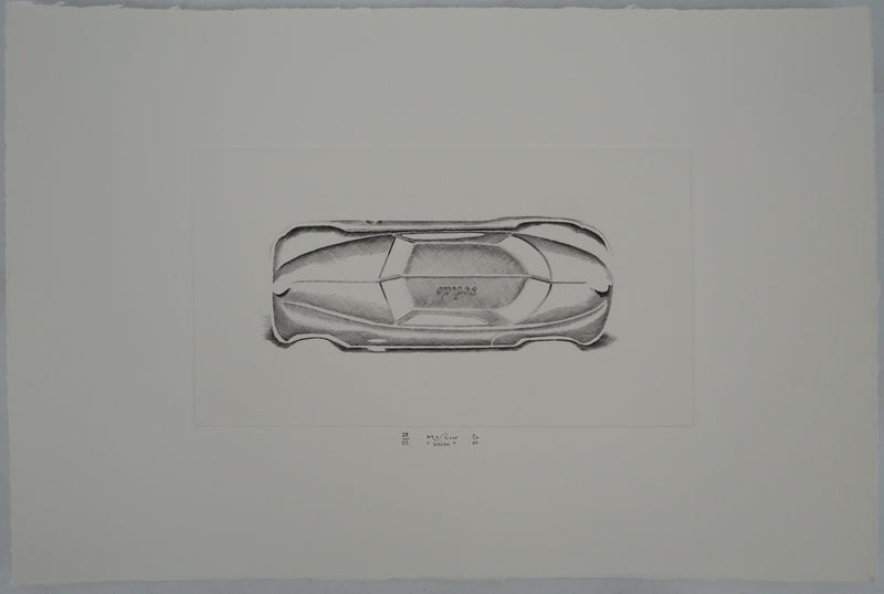 Jacques MURON: Discipline, Original signed engraving