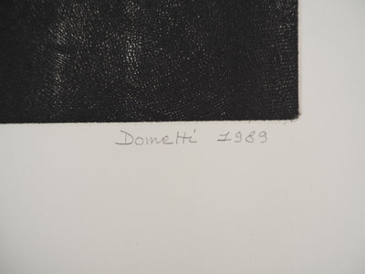 Jacques MURON: Disziplin, Original signierter Kupferstich