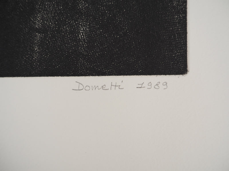 Jacques MURON: Disziplin, Original signierter Kupferstich