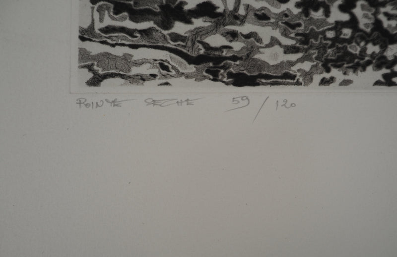 Claude-Jean DARMON : Horizon, Gravure originale signée