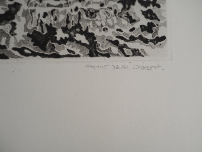 Claude-Jean DARMON : Horizon, Gravure originale signée
