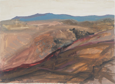 BTIna Michel Henry, Spanien: Gesehen auf Toledo, 1953, Original signierte Aquarellzeichnung