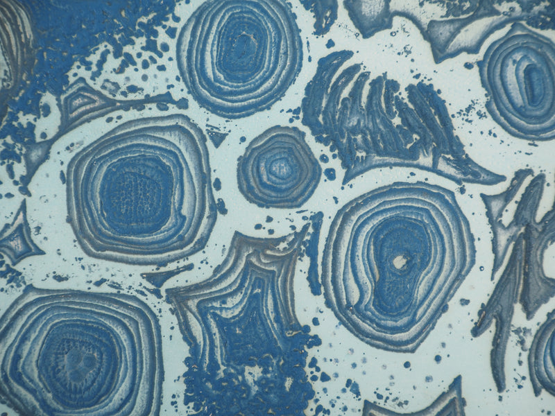 Roland LAFORCADE : Orgnac bleu, Gravure originale signée