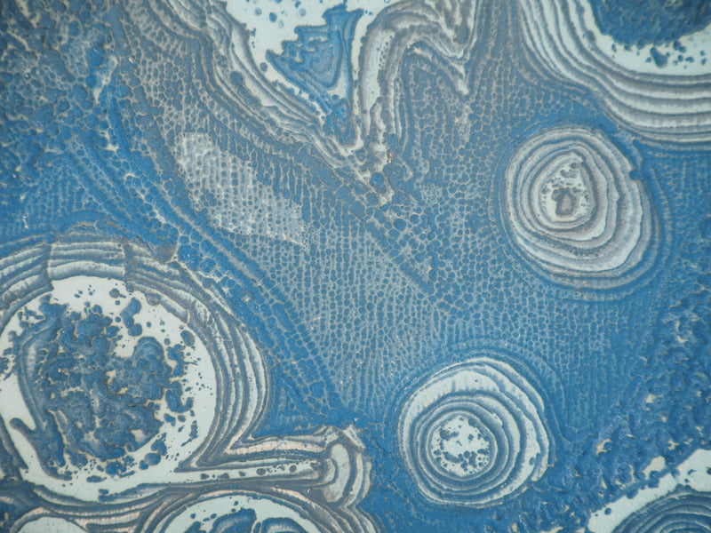 Roland LAFORCADE : Orgnac bleu, Gravure originale signée