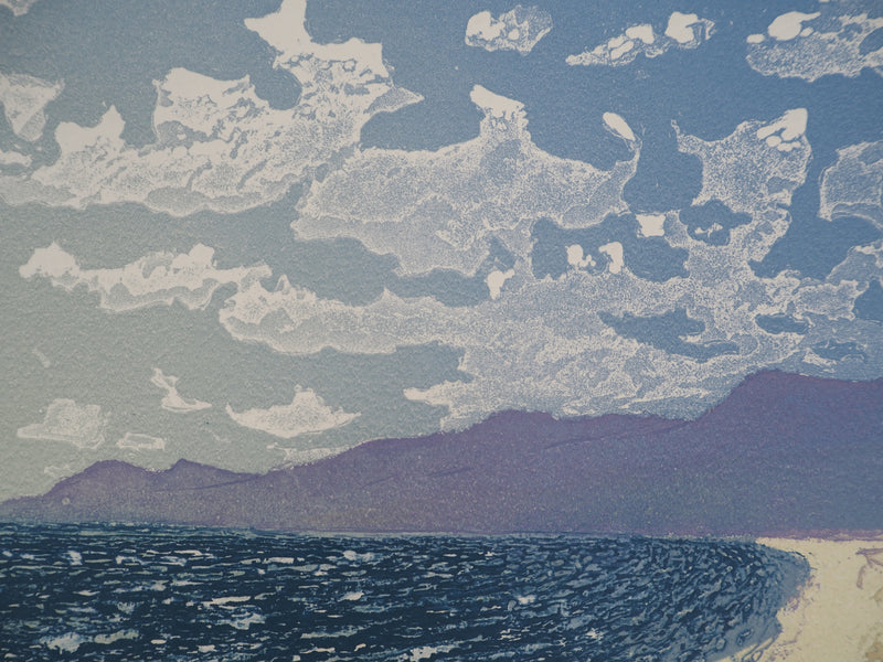 Roland LAFORCADE : La Rhune, Gravure originale signée