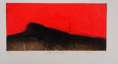 Erik BERSOU : Il y a parfois, Gravure originale signée