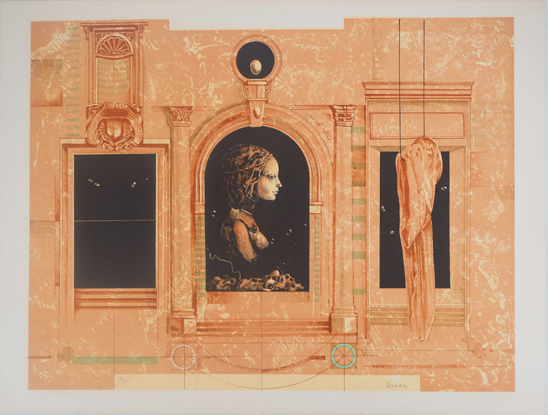 BT Hiroshi ASADA: Time and Dust, Original Signed Etching