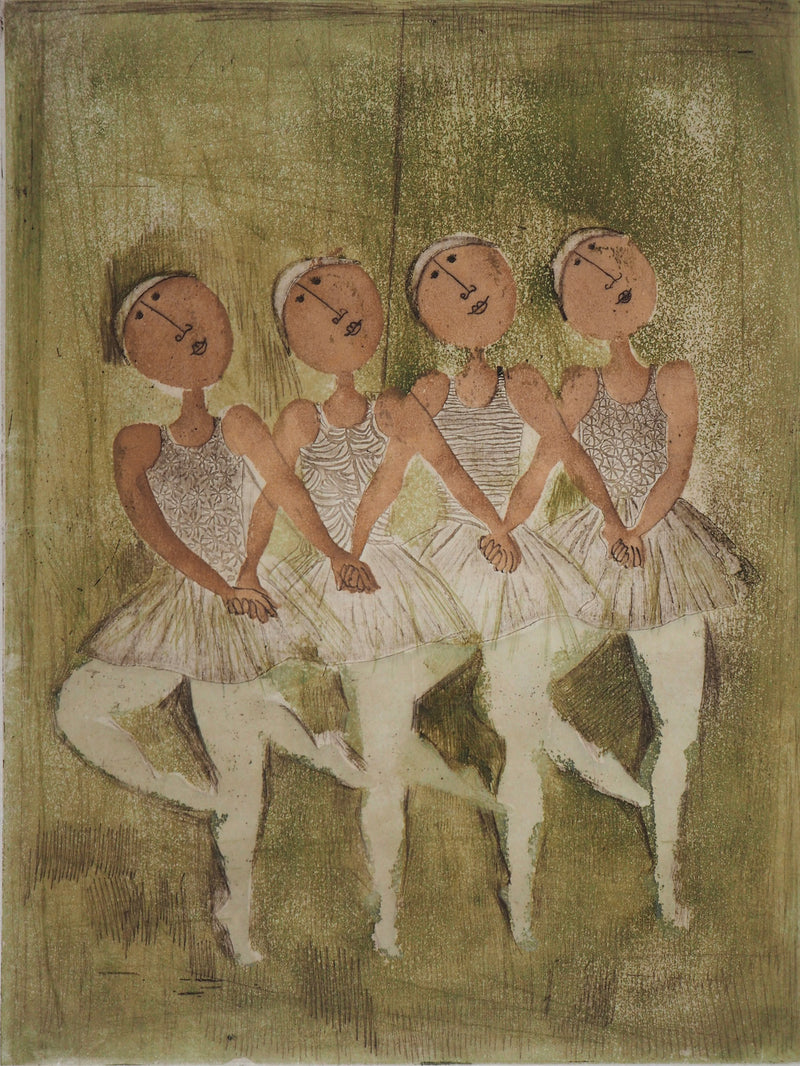 Graciela RODO BOULANGER : Le ballet  - Gravure originale signée
