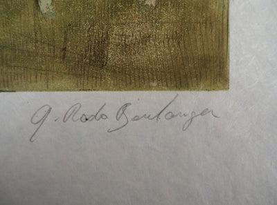 Graciela RODO BOULANGER : Le ballet  - Gravure originale signée