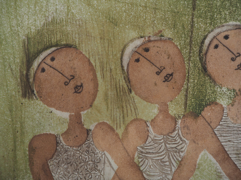 Graciela RODO BOULANGER : Le ballet  - Gravure originale signée
