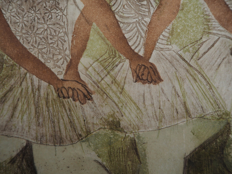 Graciela RODO BOULANGER : Le ballet  - Gravure originale signée