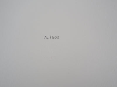 AF René GRUAU: On the terrace, Lithograph signed in pencil