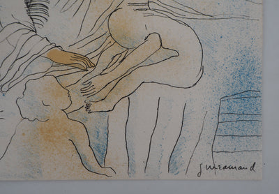 Paul GUIRAMAND : La naissance, Lithographie originale signée