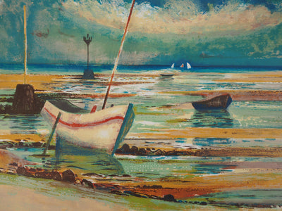 Paul COLLOMB : Air marin, Lithographie originale signée