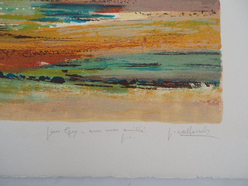 Paul COLLOMB : Air marin, Lithographie originale signée