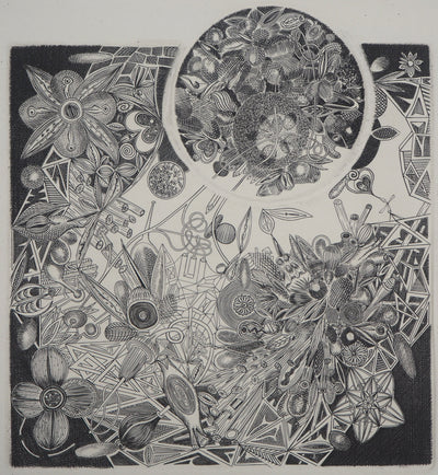 Joêl ROCHE : Escapade, Gravure originale signée