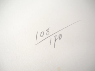 Louis LEYGUE : Nu assis, Lithographie originale signée