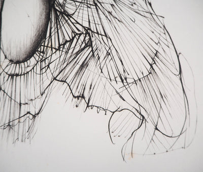 Hans BELLMER : Abstraction érotique - Gravure originale signée