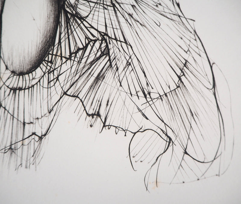 Hans BELLMER : Abstraction érotique - Gravure originale signée