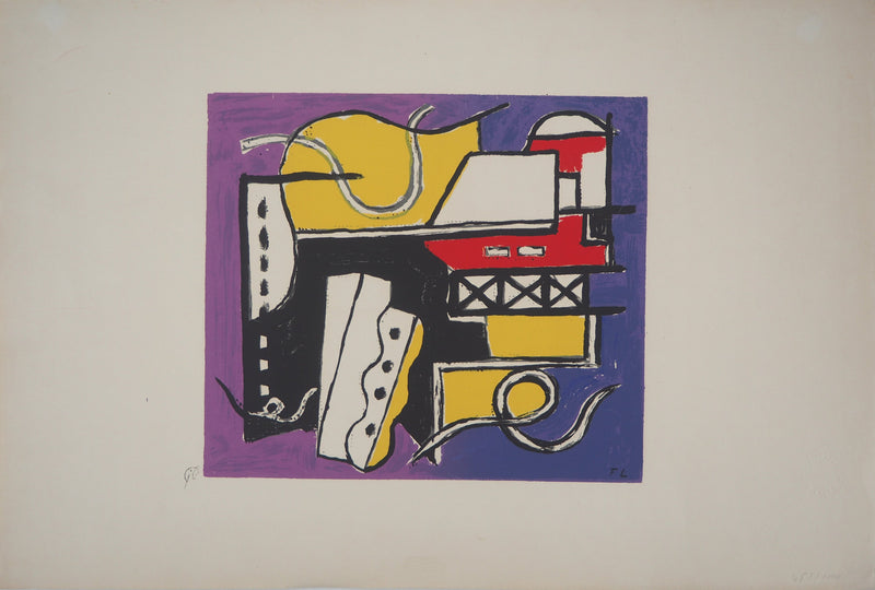 Fernand LÉGER : Construction, Sérigraphie originale signée