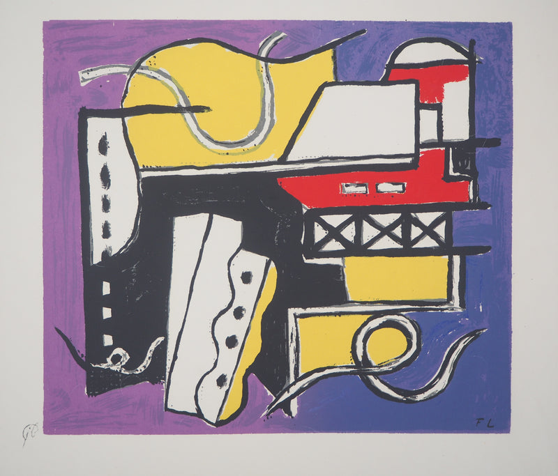 Fernand LÉGER : Construction, Sérigraphie originale signée