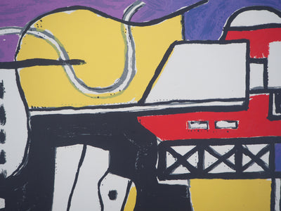 Fernand LÉGER : Construction, Sérigraphie originale signée