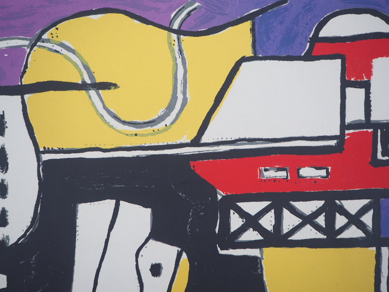 Fernand LÉGER : Construction, Sérigraphie originale signée