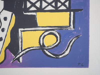 Fernand LÉGER : Construction, Sérigraphie originale signée