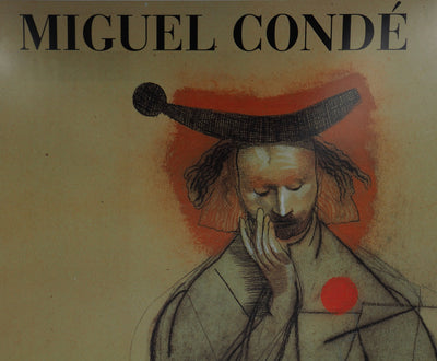 Miguel CONDE : L’homme au pois rouge, Affiche originale signée