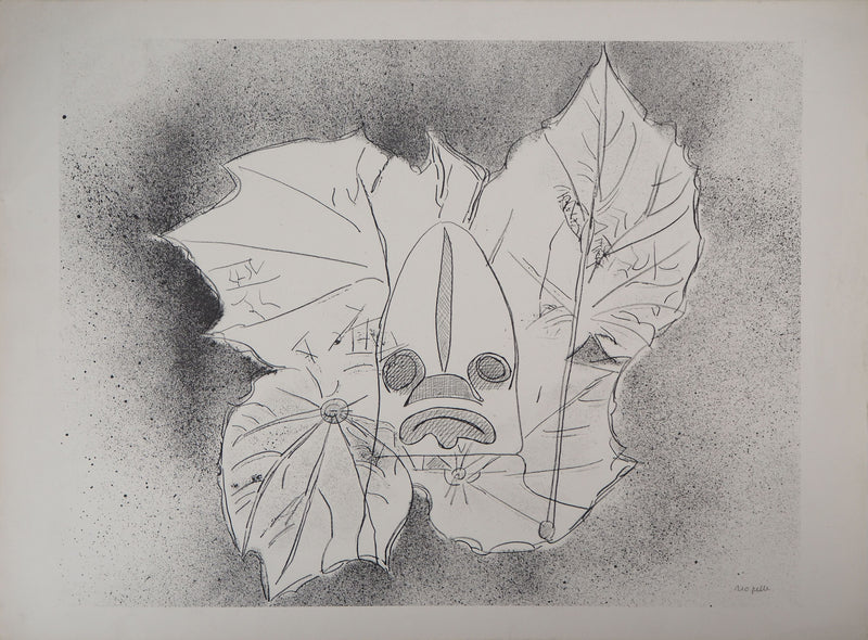 Jean-Paul RIOPELLE : Nelligan, Visage de la Nature, Lithographie originale signée