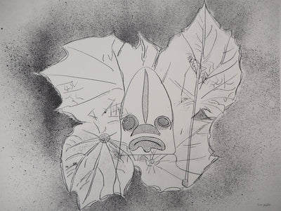 Jean-Paul RIOPELLE : Nelligan, Visage de la Nature, Lithographie originale signée