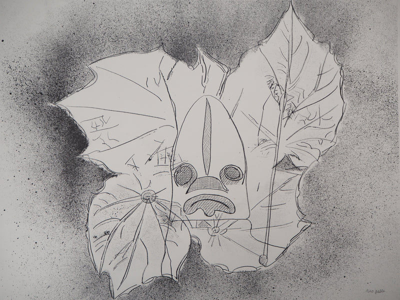 Jean-Paul RIOPELLE : Nelligan, Visage de la Nature, Lithographie originale signée