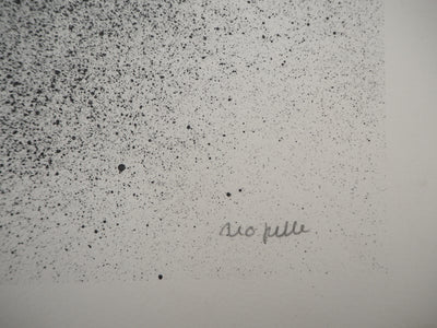 Jean-Paul RIOPELLE : Nelligan, Visage de la Nature, Lithographie originale signée