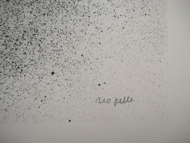 Jean-Paul RIOPELLE : Nelligan, Visage de la Nature, Lithographie originale signée