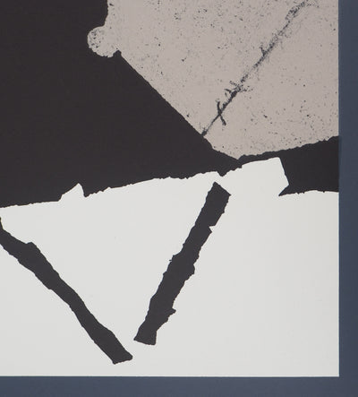 Evelyn ORTLIEB : Composition bleue, Lithographie originale