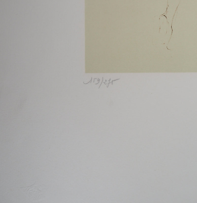 Leonor FINI : En tension, Gravure originale signée