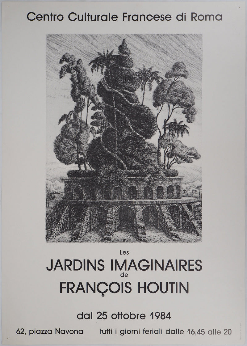 AF François HOUTIN: Insel der Hoffnung, Originalplakat aus der Zeit