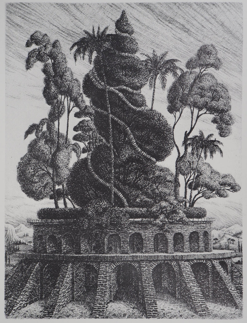 AF François HOUTIN: Insel der Hoffnung, Originalplakat aus der Zeit
