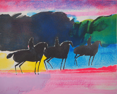 Paul GUIRAMAND: Adam and Eve, Original signed lithograph
