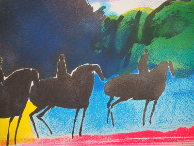 Paul GUIRAMAND: Adam and Eve, Original signed lithograph