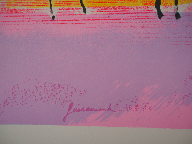Paul GUIRAMAND: Adam and Eve, Original signed lithograph