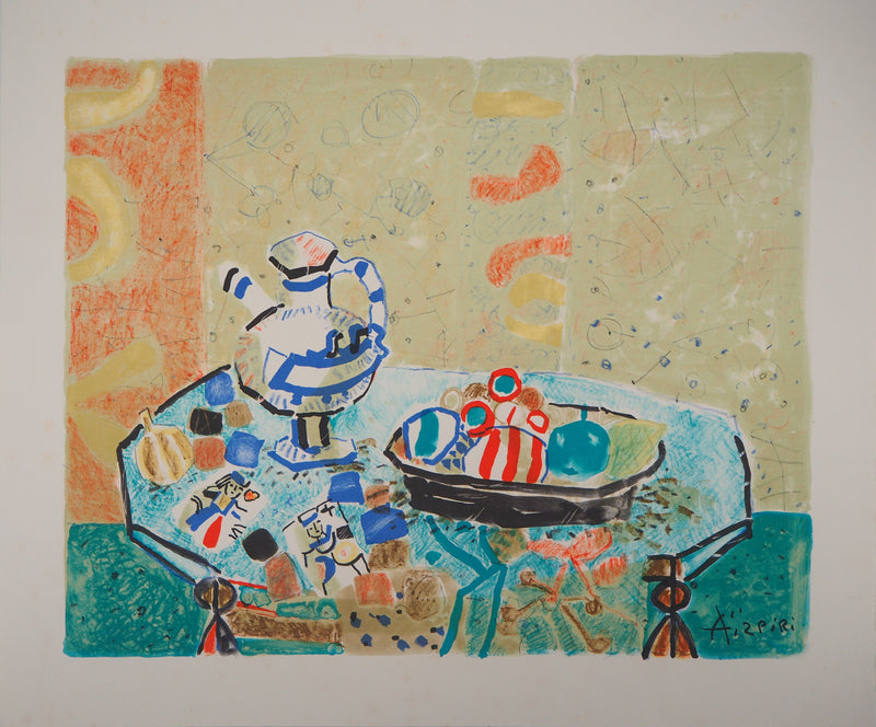 BT Paul AIZPIRI, Love in a Cage, Signed Lithograph