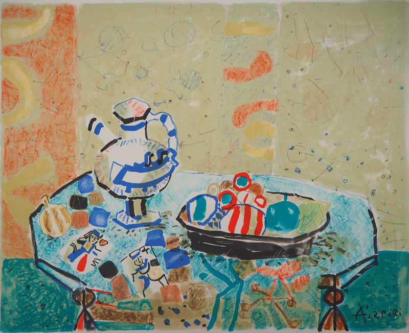 BT Paul AIZPIRI, Love in a Cage, Signed Lithograph