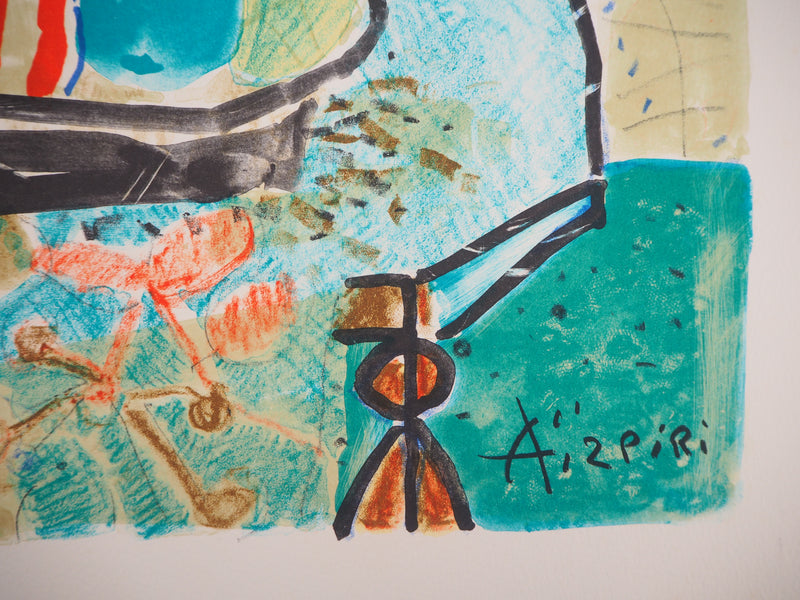 BT Paul AIZPIRI, Love in a Cage, Signed Lithograph