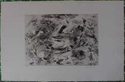 Christian d’ESPIC : Typhon, Gravure originale signée