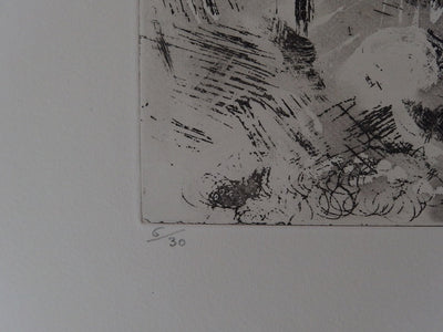 Christian d’ESPIC : Typhon, Gravure originale signée