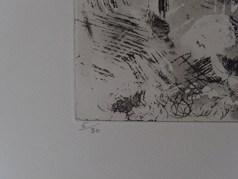 Christian d’ESPIC : Typhon, Gravure originale signée