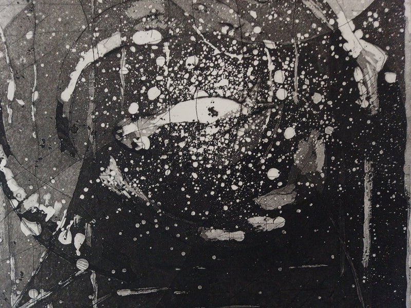 Christian d’ESPIC : Ronde des poissons, Gravure originale signée